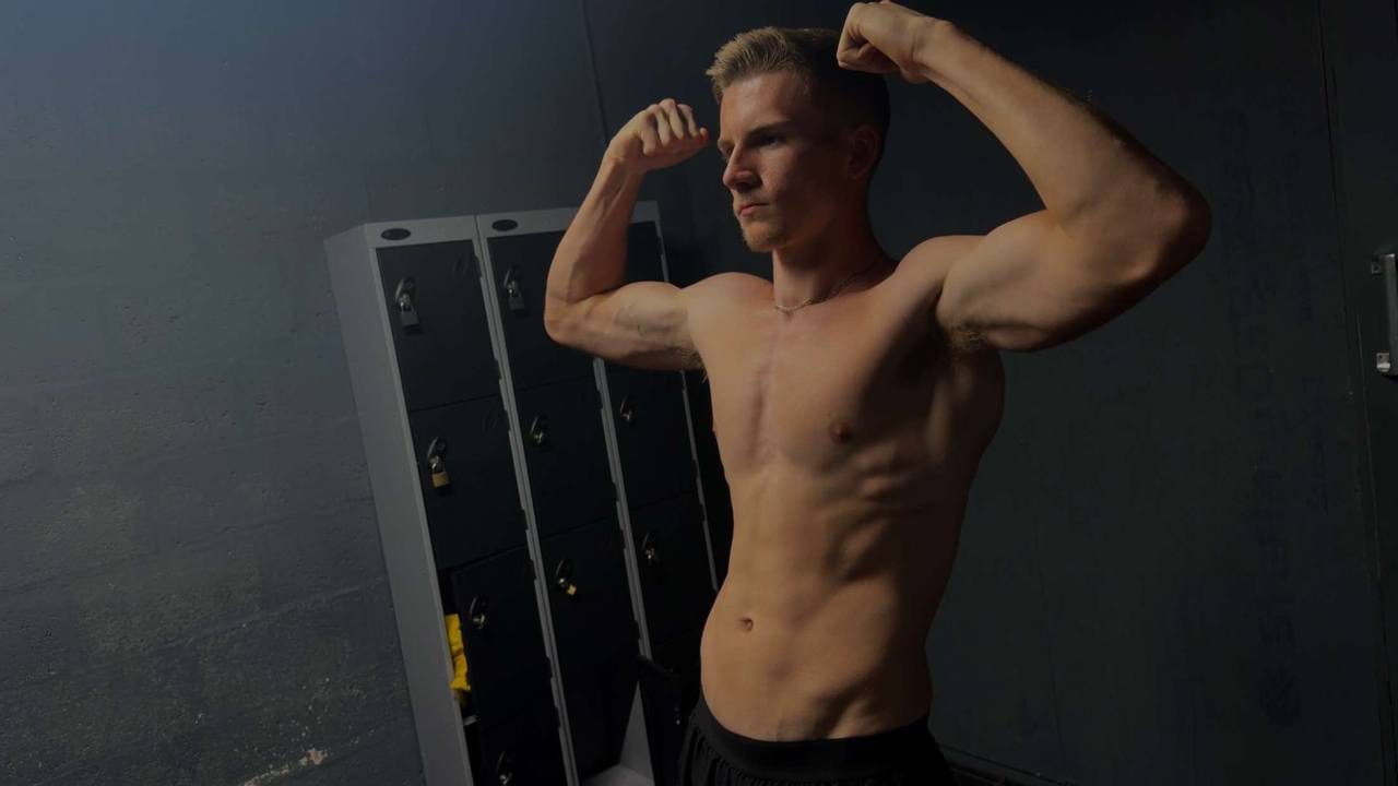 After transformation - incredible muscle development